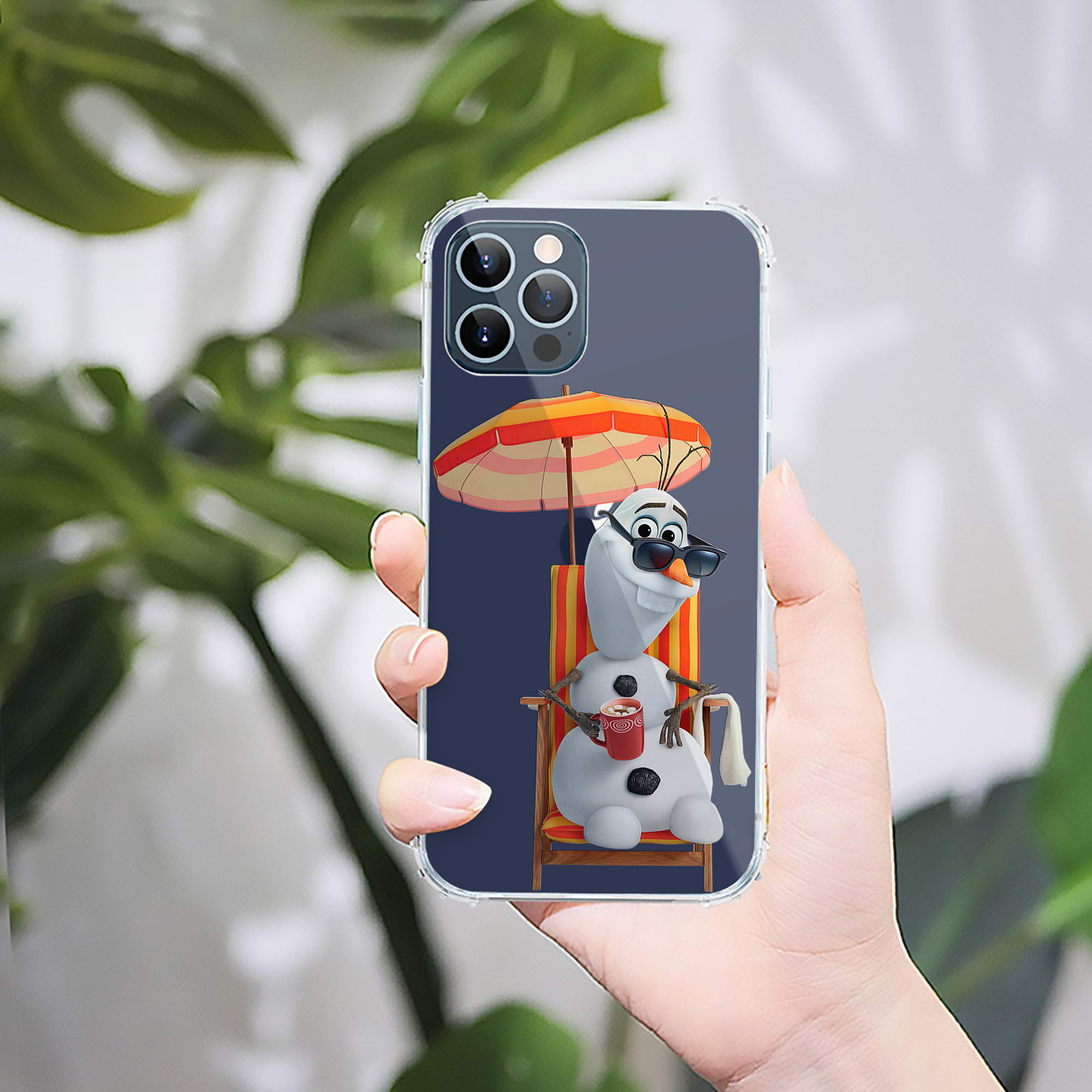 （画像用） アナと雪の女王 アンナ エルサ Frozen Anna Elsa 【iPhone 12シリーズ対応】透明スマホケース（クリアソフトケース）